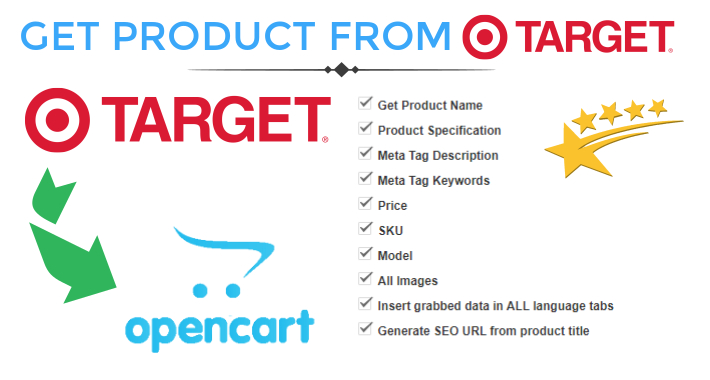 Get Product Data From Target.com To OpenCart Store screenshot 2